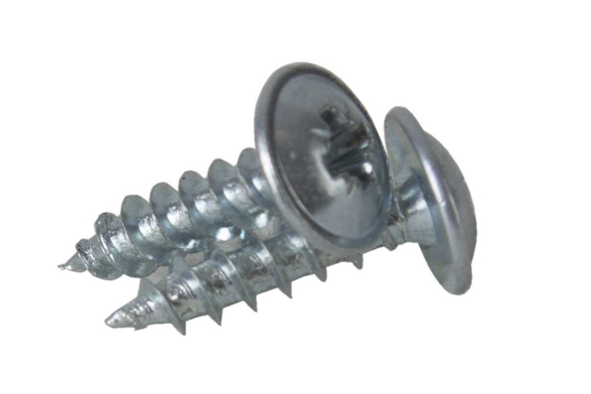 Шуруп 3х12, напівкругла з пресшайбою, PZ, цинк